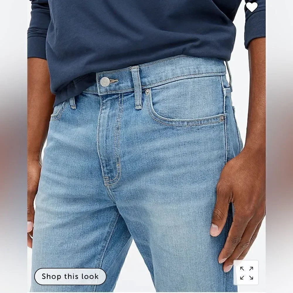 J. Crew Straight-fit jean in signature flex*